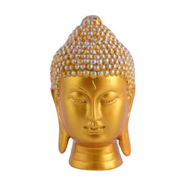 Buddha Idol Statue Showpiece Gift Gifting Item Polystone Home Decor Decoration - Image 2