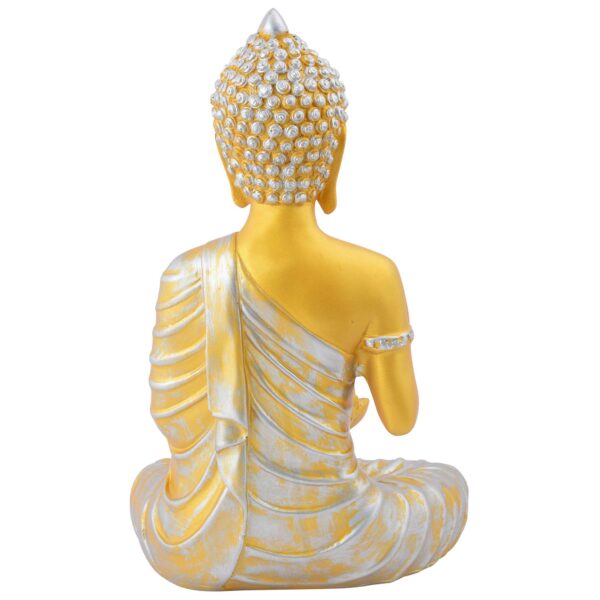 Buddha Idol Statue Showpiece Gift Gifting Item Polystone Home Decor Decoration - Image 2