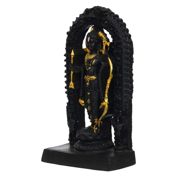 Ram Lalla Idol Ayodhya Murti Resin Shree Ram Lalla Statue Home Decor & Gifts, Office, Tample, Mandir Housewarming Decoration Items - Image 4